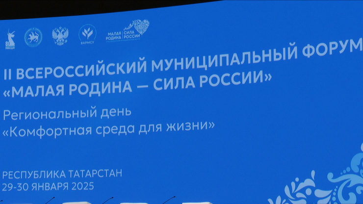 Ilsur Metshin speaks at the 2nd All-Russian Municipal Forum «Small Homeland – the Strength of Russia»