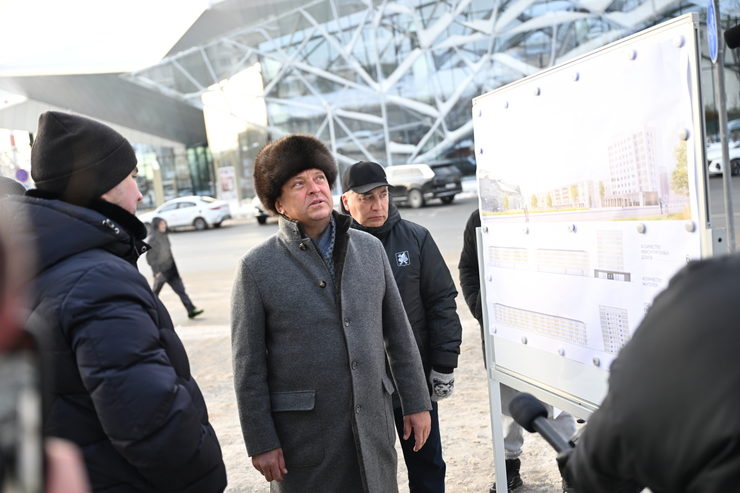 В Казани началось обновление фасадов шести домов по ул. Хади Такташа